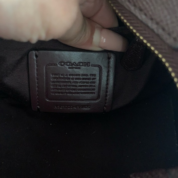 Nwot Coach Brown Crossbody Bag with Gold Hardware mini size - Picture 6 of 6